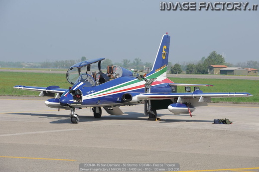 2009-04-15 San Damiano - 50 Stormo 173 PAN - Frecce Tricolori